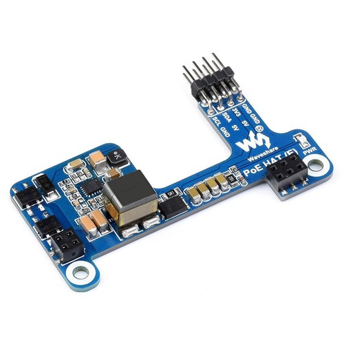 Waveshare Power over Ethernet HAT (E) für Raspberry Pi 3B /4B, 802.3af-konform, 65 x 32 mm