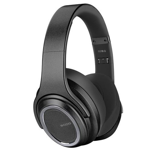 SODO MH11 2-in-1 Wireless Bluetooth Headphone & Speaker Black