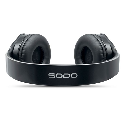 SODO MH3 2-in-1-Bluetooth-On-Ear-Kopfhörer und herausdrehbarer Bluetooth-Lautsprecher, Bluetooth 5.1-Unterstützungs-TF-Karte – Schwarz