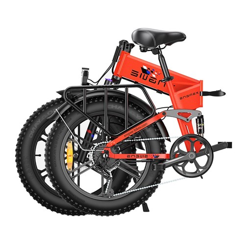 ENGWE X Elcykel 20 Inch 25Km/h 48V 13AH Batteri 250W Motor Röd