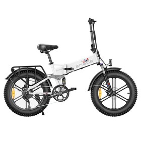ENGWE X دراجة كهربائية 20 بوصة 25 كم / ساعة 48 فولت بطارية 13AH محرك 250 وات أبيض