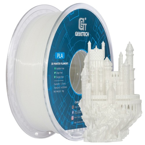 Geeetech Luminous PLA Filament för 3D-skrivare, 1,75 mm dimensionsnoggrannhet /- 0,03 mm 1 kg spole (2,2 lbs) - Flerfärgad