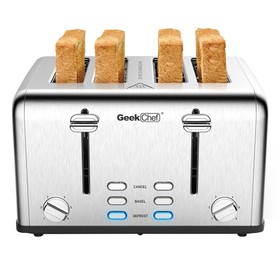 Máy Nướng Bánh Mì 4 Lát Geek Chef GTS1B-4