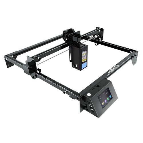 LONGER RAY5 20W Laser Engraver Cutter, Fixed Focus, 0.08*0.1mm Laser Spot, Color Touchscreen, 32-Bit Chipset, Support APP Connection, Working Area 375*375mm