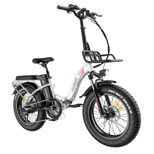 F20 Max Elektrofahrrad 20 Zoll 25 km/h 48 V 22,5 Ah 500 W Motor weiß