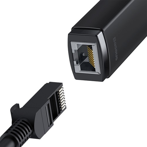 Baseus USB Ethernet-adapter USB-A 100Mbps till RJ45 LAN-portadapter för bärbar dator, PC, Nintendo Switch, Mi Box