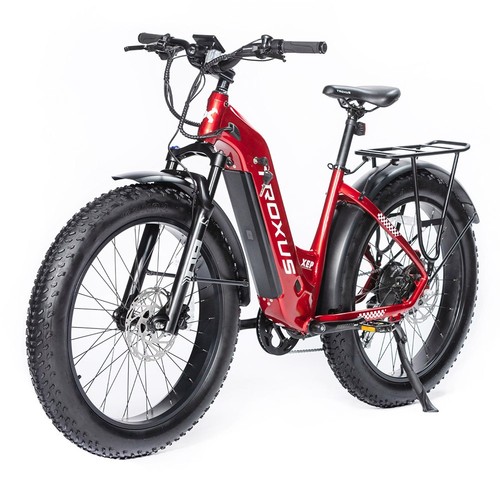 Troxus Explorer Step Thru Electric Bike Red