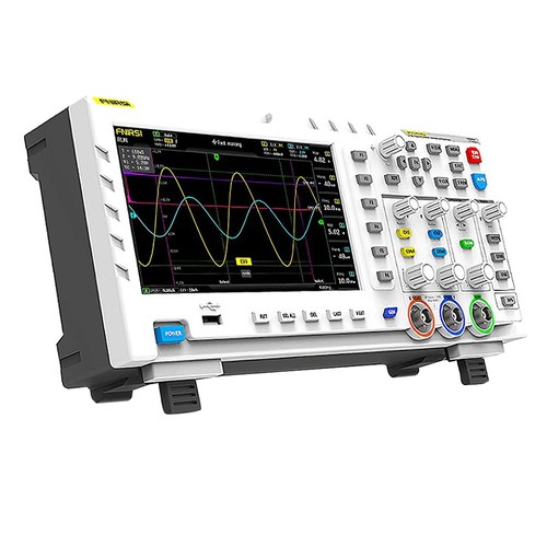 FNIRSI 1014D 2 in 1 Digital Oscilloscope, 2 Channels, 100Mhz Bandwidth, 1GSa/s Sampling Rate, DDS Signal Generator - US Plug