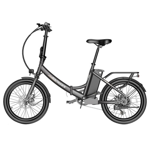 F20 Leichtes E-Bike 20 Zoll 250W 36V 14,5AH 25Km/h Geschwindigkeit Schwarz