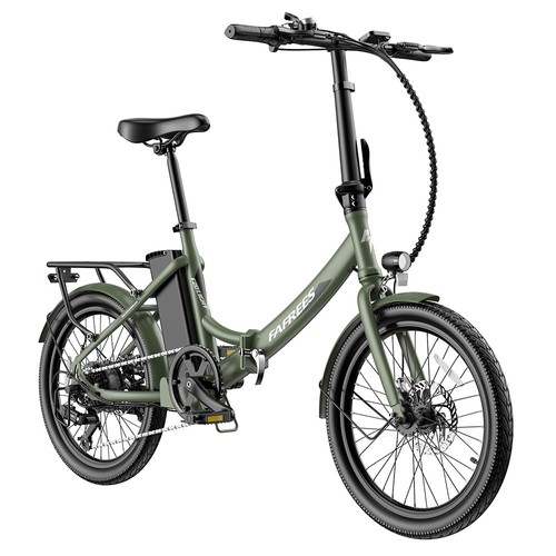 F20 lätt elcykel 20 tum 250W 36V 14,5AH 25Km/h Hastighet Grön