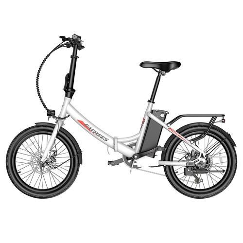 F20 Leichtes E-Bike 20 Zoll 250W 36V 14,5AH 25Km/h Geschwindigkeit Weiß