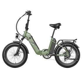 Fafrees FF20 Polar E-Bike 40 كم/ساعة 500 وات 48 فولت 10.4 أمبير بطارية مزدوجة باللون الأخضر