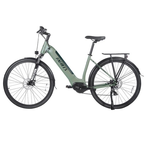 FM9 City Ebike 700C Reifen 25 km/h 36 V 15 Ah 250 W Mittelmotor grün