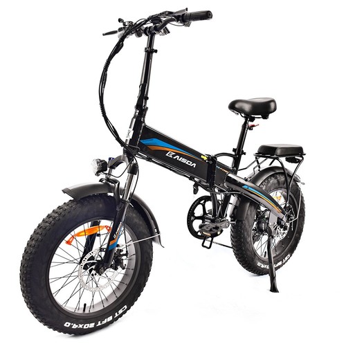 KAISDA K2P PRO E-Bike 20in 750W Bafang Motor 15AH 25Km/h Orange Blå