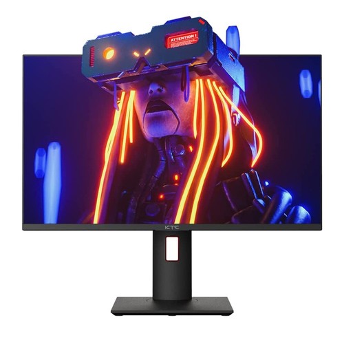 KTC M27T20 27 inch Mini-LED Gaming Monitor, 2560x1440 2K QHD 165Hz HVA 1ms MPRT Response Time Quantum Dot Tech HDR 1000, Compatible with FreeSync G-Sync, Built-in Speakers Ambient Light, USB3.0 UpStream 2xHDMI2.0 DP1.4 90W Type-C Audio KVM Wall Mount