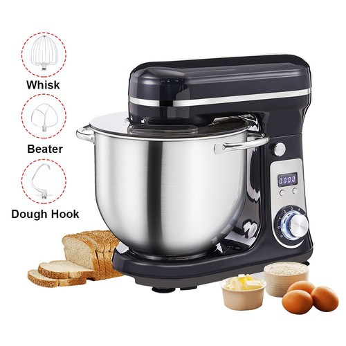 BioloMix BM601 1200W Kitchen Food Stand Mixer Black