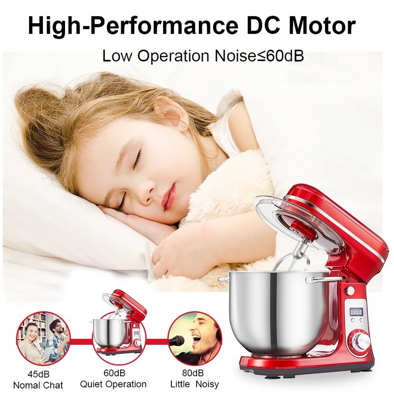 送料無料 美品 BioloMix BM-785LB レッド スタンドミキサー