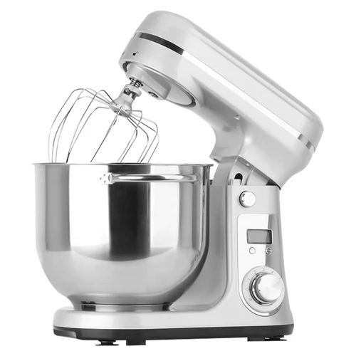 Batteur Sur Socle, Robot De Cuisine 1200w, 6,5 Litres - Argent à