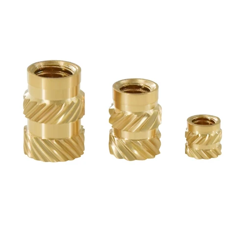 TWO TREES 10pcs M4 Mellow Brass Hot Melt Insert Nuts