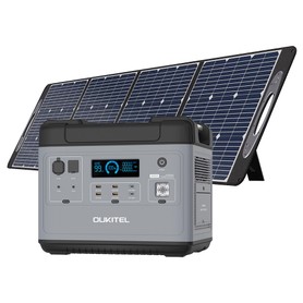 OUKITEL P2001 2000Wh 2000W Ultimate Power Station LiFePO4 Battery + Oukitel PV200 200W Solar Panel