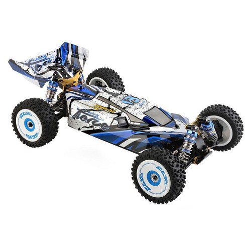 Wltoys 124017 V2 Verbesserter 4300-kV-Motor 1/12 2,4 G 4WD 75 km/h bürstenloses Metallgehäuse RC-Car RTR – eine Batterie