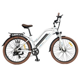 Bezior M2 Pro Elektro-Moped Fahrrad 500 W Motor 100 km Reichweite Weiß