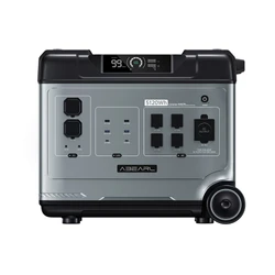 OUKITEL Abearl P5000 Portable Power Station, 5120Wh LiFePO4 Battery, 5x2200W AC Outlets (4000W Surge), Seamless UPS Battery Backup, 92% Inverter, 1800W Fast AC Charging, Dual 100W USB-C, 15 Outputs, MPPT Solar Generator for Outdoors Home, with Wheels