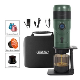 HiBREW Portable Espresso Coffee Machine for Car & Home H4