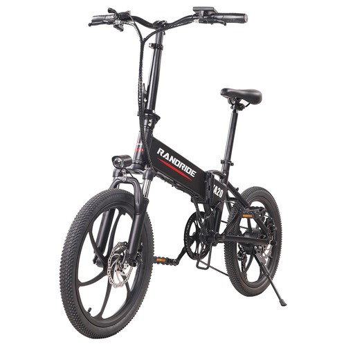 RANDRIDE YA20 elcykel 20 tum 40Km/h Hastighet 48V 12,8Ah 500W motor