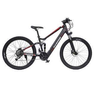 RANDRIDE YS90 Electric Bike 1000W Motor 45km/h Max Speed 48V 13.6Ah Battery 60-70km Max Range 27.5*2.4” Tire 150kg Load SHIMANO Hydraulic Disc Brake MicroNew 27 Gears