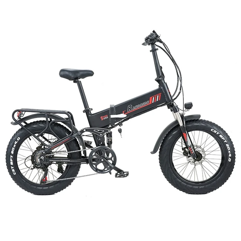 RANDRIDE YX20 Electric Bike 1000W Motor 45Km/h 48V 17Ah