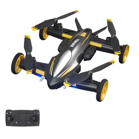 JJRC H110 Lądowy i powietrzny dron bojowy z kamerą 2 baterie złoty