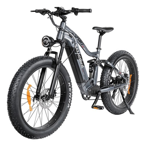 Samebike RS-A08 Elektrofahrrad 48V 17AH 35Km/h 750W Bafang Motor Grau