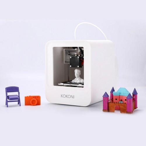 KOKONI-EC1 3Dプリンター ホワイト 本体 KOKONI-EC1 3D Printer l Easy to Use Wireless App Control