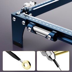 SCULPFUN S30 Ultra 11W Laser Engraver Cutter, Automatic Air Assist, 0.08x0.08mm Laser Focus, Replaceable Lens, Upgraded Linear Slide, Bluetooth, Emergency Stop, Key Lock, Engraving Size 600*600mm - EU Plug