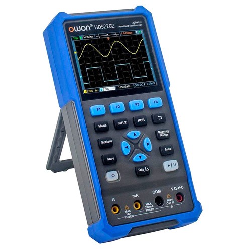 OWON HDS2202 2-in-1-Digital-Oszilloskop-Multimeter, 200 MHz Bandbreite, 1 GSa/s Abtastrate, 20000 Counts – AU-Stecker