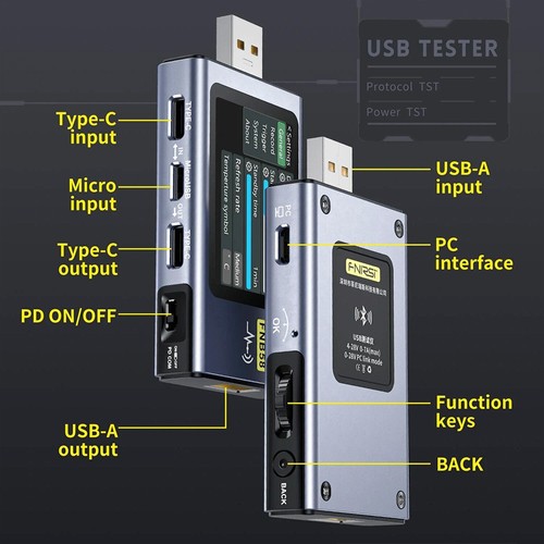 FNIRSI FNB58 USB Spänningsströmtestare