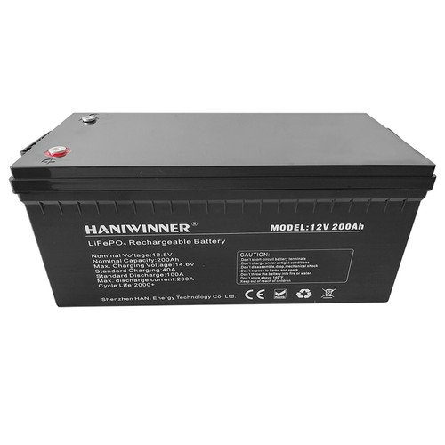 HANIWINNER HD009-12 12,8 V 200 Ah LiFePO4 Lithium-Akkupack