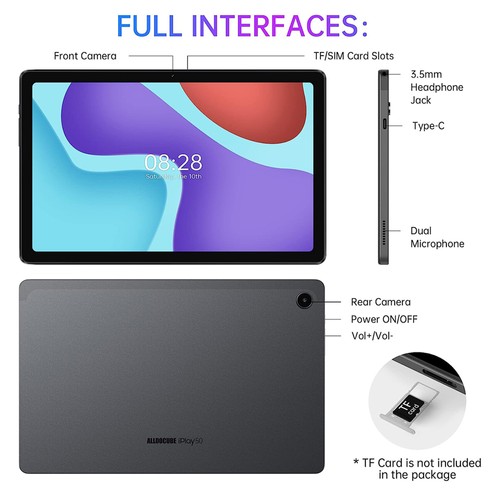 ALLDOCUBE iPlay 50 Pro 2K Tablet MediaTek MT6789 Octa-core CPU