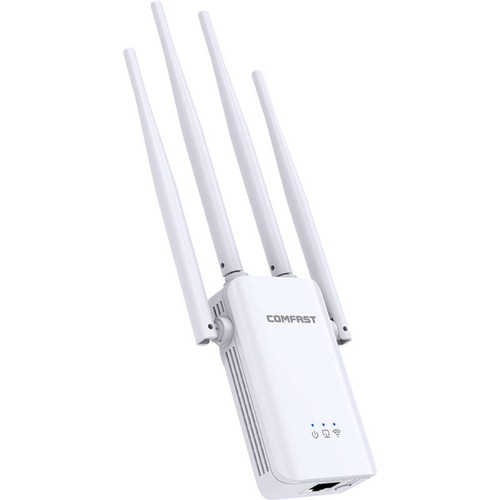 COMFAST CF-WR304S V2 2.4G Wi-Fi Booster Router 300 Mbit/s Signalverstärker Langstrecken-WLAN-Signalverlängerung - USA