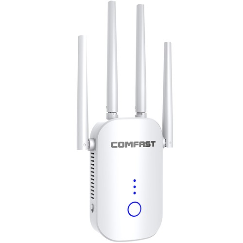 COMFAST CF-WR758AC WLAN-Verstärker 1200 Mbit/s Dual-Band-Antennen-Extender Langstrecken-WLAN-Signalverstärker – EU