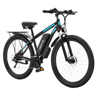 DUOTTS C29 Electric Bike 750W 29*2.1 inch Wheel 48V 15Ah Battery 50km Range 50km/h Max Speed Shimano 21 Speed Gear Electric Mountain Bike with Rear Rack IP54 Waterproof