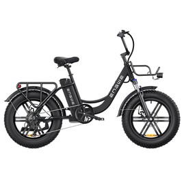 ENGWE L20 Electric Bike 20*4.0 inch Mountain Fat Tire 250W Motor 25km/h Max Speed