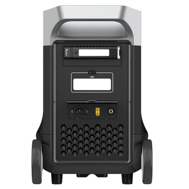 FOSSiBOT F3600 Portable Power Station, 3840Wh LiFePO4 Solar Generator, 3600W AC Output, 2000W Max Solar Charge, Fully Recharge in 1.5 Hours, 13 Output Ports, LCD Screen, Removable Flashlight Torch, 3W LED Light, with Rolling Wheels