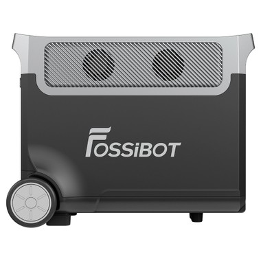 FOSSiBOT F3600 Portable Power Station, 3840Wh LiFePO4 Solar Generator, 3600W AC Output, 2000W Max Solar Charge, Fully Recharge in 1.5 Hours, 13 Output Ports, LCD Screen, Removable Flashlight Torch, 3W LED Light, with Rolling Wheels