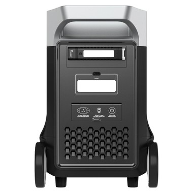 FOSSiBOT F3600 Portable Power Station, 3840Wh LiFePO4 Solar Generator, 3600W AC Output, 2000W Max Solar Charge, Fully Recharge in 1.5 Hours, 13 Output Ports, LCD Screen, Removable Flashlight Torch, 3W LED Light, with Rolling Wheels