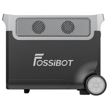 FOSSiBOT F3600 Portable Power Station, 3840Wh LiFePO4 Solar Generator, 3600W AC Output, 2000W Max Solar Charge, Fully Recharge in 1.5 Hours, 13 Output Ports, LCD Screen, Removable Flashlight Torch, 3W LED Light, with Rolling Wheels