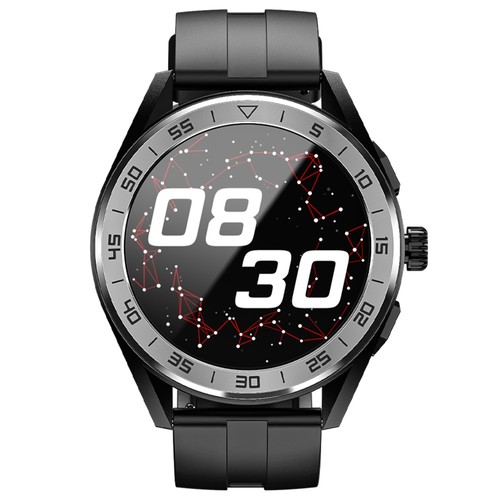 LOKMAT COMET PRO Smartwatch Bluetooth Calling Watch 1,32 Zoll Bildschirm Multi-Sport-Modus mit benutzerdefinierten Zifferblättern Fitness-Tracker – Silber