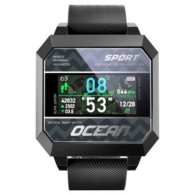 Relógio inteligente esportivo LOKMAT Ocean 2 preto