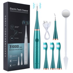 Electric Toothbrush Teeth Cleaner Kit Green